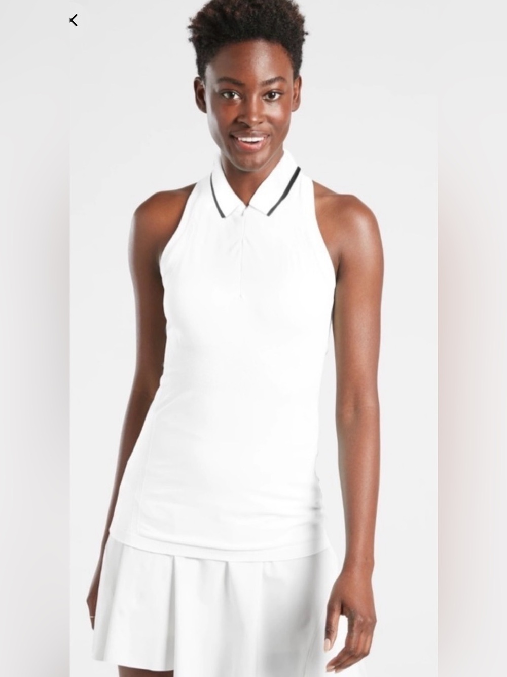 NWT Athleta Momentum Polo Tank size Large